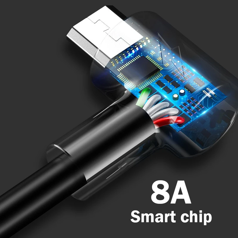 X106 1 м Android линия данных локоть зарядная линия микро мобильный телефон usb быстрая зарядка 3a низкая цена
