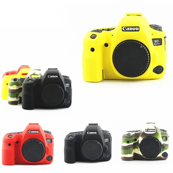 

Camera case for Canon 6D 70D 77D 80D 200D 3000D M3 1300D 1500D Soft Silicone Rubber Protective Body Cover Case Skin Camera Bag