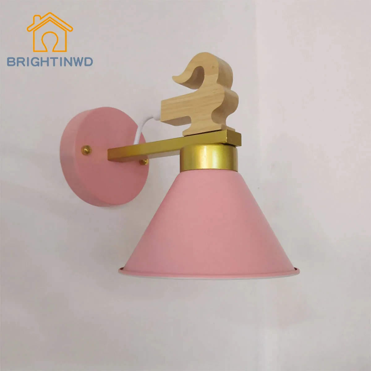 

Nordic creative color macaroon LED wall lamp simple modern living room corridor balcony lamp bedroom bedside wall lamp