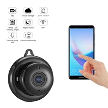 V380 экшн-камера с Wi-Fi 960P HD IP Камера Беспроводной инфракрасный Ночное видение Обнаружение движения 2-полосная аудио отслеживание движения для домашней безопасности