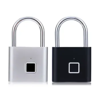 

Smart Fingerprint Lock USB Charge Padlock Quick Unlock Metal Keyless Anti-theft Security Digital Lock for Door Luggage