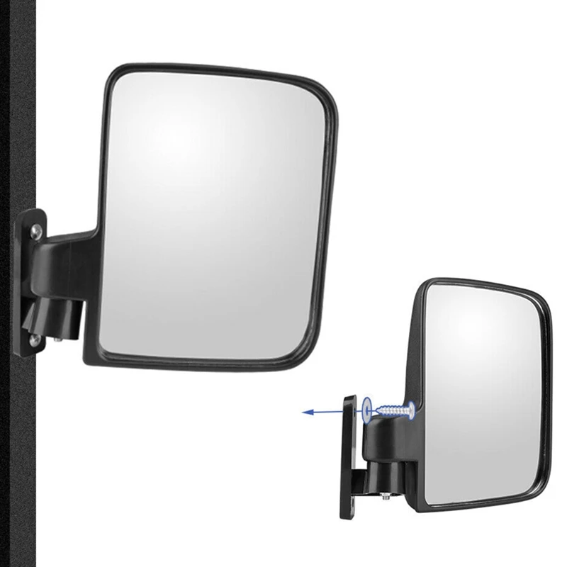 Боковое зеркало заднего вида с поворотом, подходит для гольф-карт, клубного автомобиля для Yamaha EZGO TXT Drive