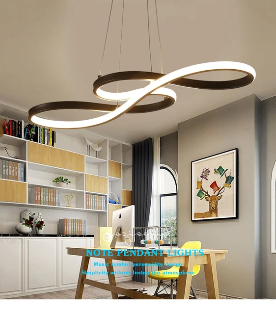 Lampadario Sospensione Rotondo LED Moderno | Luce Calda O Bianca Per Ristorante, Ufficio, Casa
