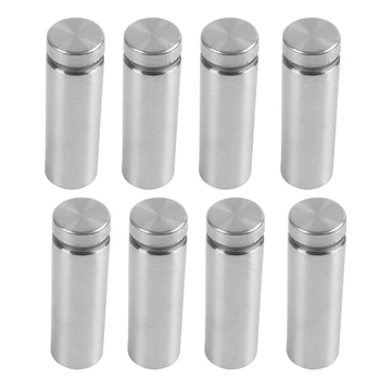

8 Pcs Stainless Steel Standoff Pins Screw Glass Frame Hanger 16mmx50mm