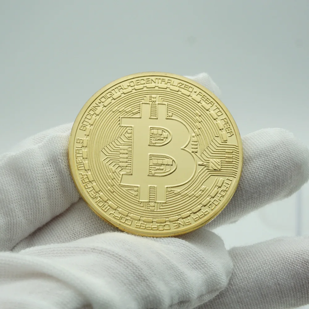1 шт. Американская Художественная коллекция подарок Биткоин BTC монет