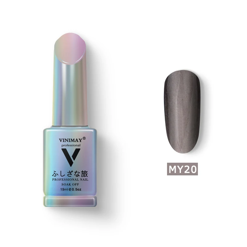MY20 VINIMAY кошачий глаз гель лак для ногтей vernis Полупостоянный УФ гель лак для ногтей праймер замочить от ногтей гель лак Полировочный Гель для маникюра - Цвет: MY20