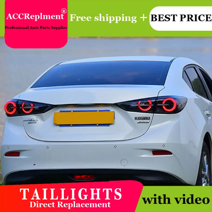 Car styling for Mazda 3 Axela- led taillights for Tahoe Suburban LED rear lights car styling trunk lamp parking
