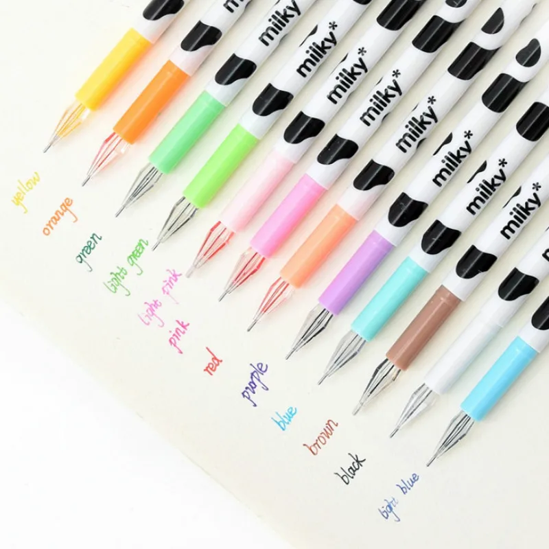 

AngelHere Store 1Pcs 12 Colors for Choose Gel Pen Diamond-Shape Head Pen DIY Scrapbooking Planner Book Stationery School Supply
