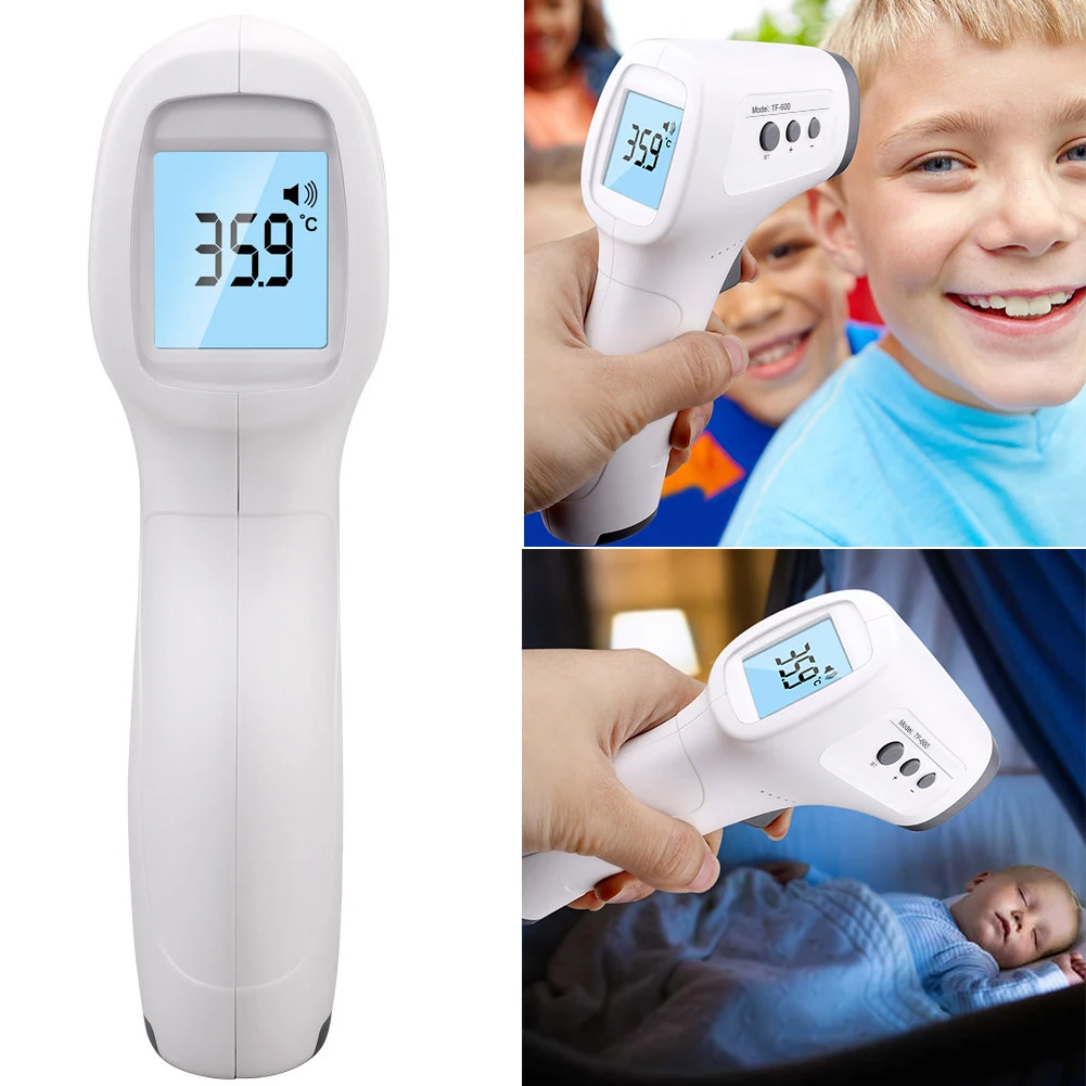 

Muti-fuction Digital Infrared Thermometer LCD Baby Kids Forehead Ear Non-Contact Adult Fever Measurement Tool Health Care Mar25
