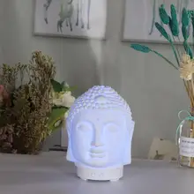 

Buddha Head Air Humidifier with 7Colors LED Night Light Aroma Essential Oil Diffuser Cool Mist Maker Aromatherapy for Home