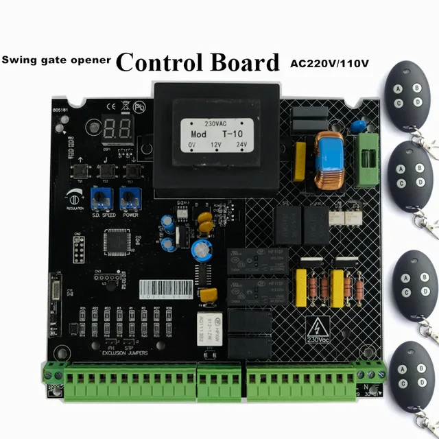 Control Unit Gate Automation Swing 230V 220V Electronic Board