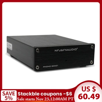 

FX-Audio BOX01 vinyl record player mini MM PHONO cartridge preamp amplifier