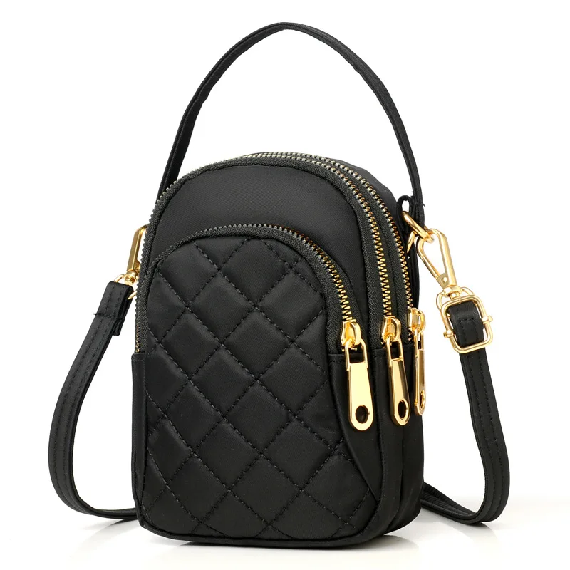 

Bobo Rhombus WOMEN'S Bag 2019 New Style Mom Multi-Purpose One-Shoulder Oblique Small Cloth Bag Trend Shopping Handbag