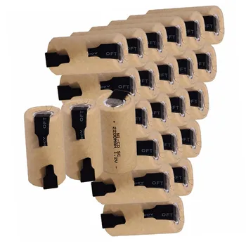 

24 pcs SC battery 1.2V batteries for power tools 2200mah nicd 4.25cm*2.2cm color random