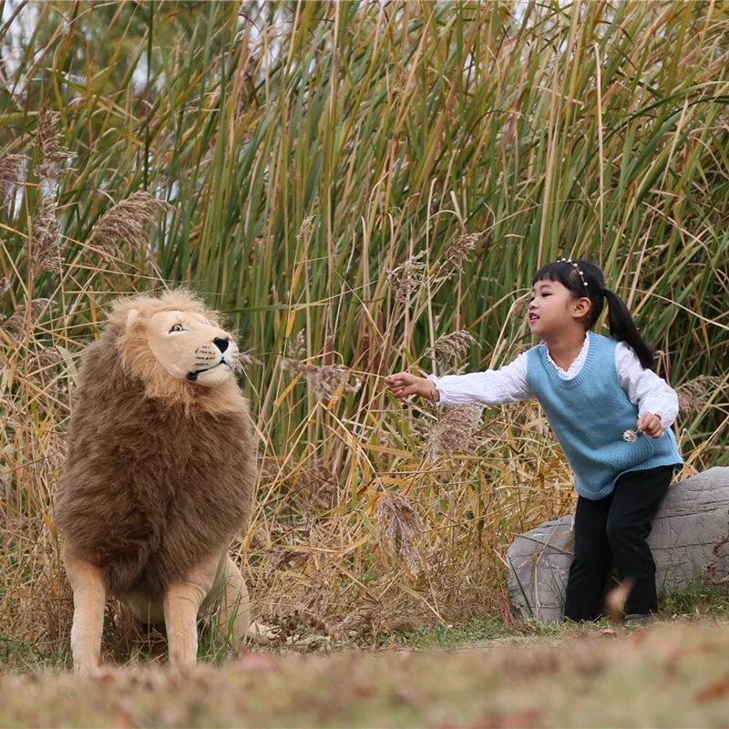 large lion plush