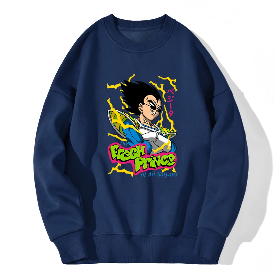 

Cartoon DragonBall Z Crewneck Sweatshirt Vintage Mens Long Sleeve Winter Fleece Hooded Tracksuit Casual Loose Outdoor Sweatshirt