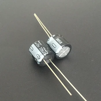 

10pcs/100pcs 220uF 35V NICHICON RS Series Low frofile 10x9mm 35V220uF Aluminum Electrolytic Capacitor