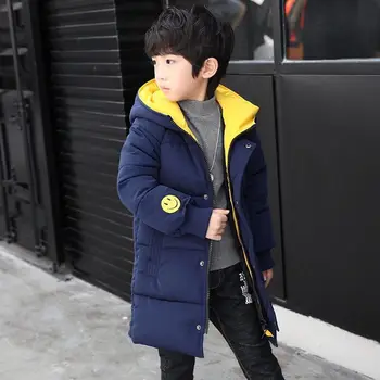 

2020 New Children Parkas Clothes Winter Kids Outerwear Casual Warm Hooded Cotton-padded Jacket for Boys Coats Clothing Snowsuits