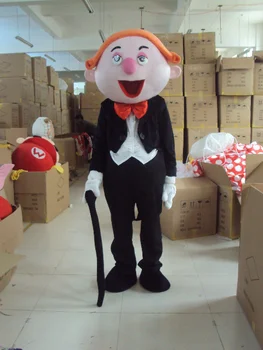 

Ohlees Old man mascot costume picture is example only,do custom according to customer design