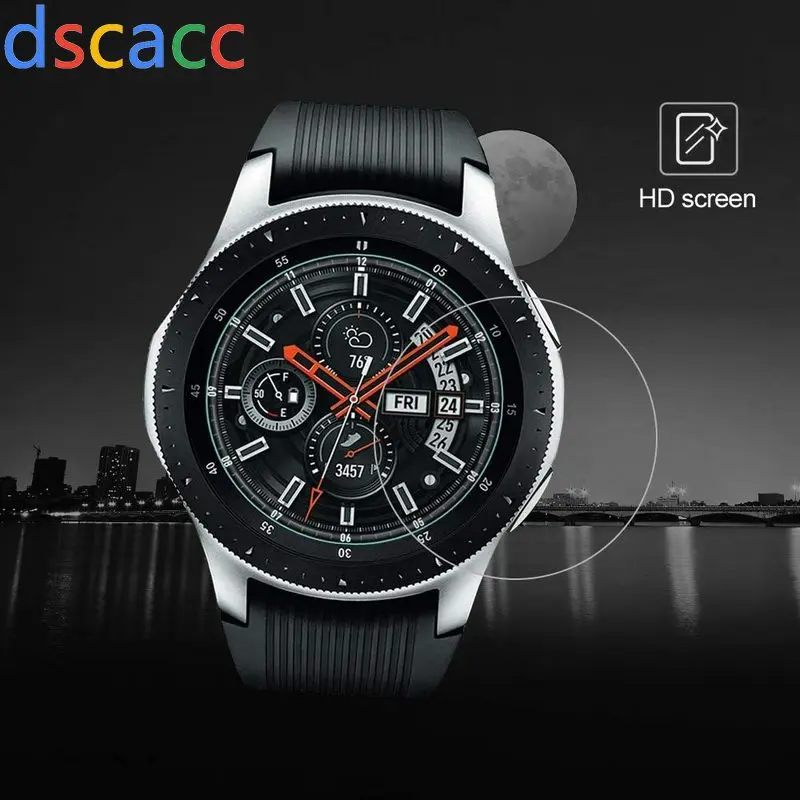 Dscacc 9H HD защитная пленка из закаленного стекла для samsung Galaxy Watch 42 мм 46 мм прозрачная защитная пленка для экрана 100 шт