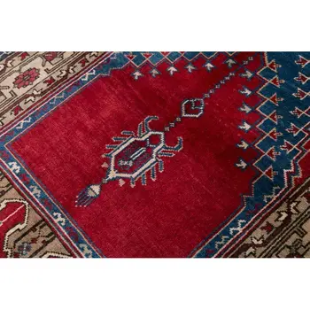 

100x180 Cm Red Handmade Anatolian Rug-3x6 Ft