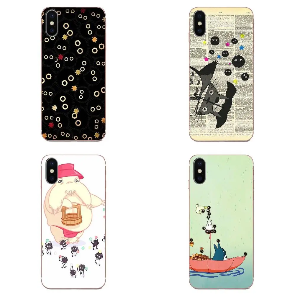 Студия Ghibli Spirited Away Soot спрайты Тоторо для Galaxy Grand A3 A5 A7 A8 A9 A9S On5 On7 Plus Pro Star 2015 2016 2017