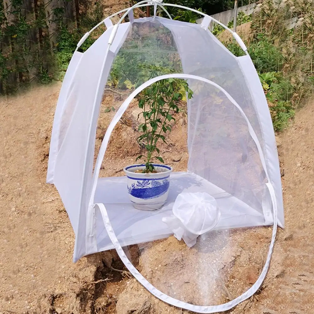 Oumij1 Portable Serre Tente Mini Jardin Imperméable Plantes Et Fleurs Couverture Tente Transparent PVC À Effet De Serre
