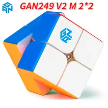 Gan249 V2 M 2x2x2 Магнитный магический куб Gan Air Gan 249 V2 M Gan CubePuzzle игрушки для детей
