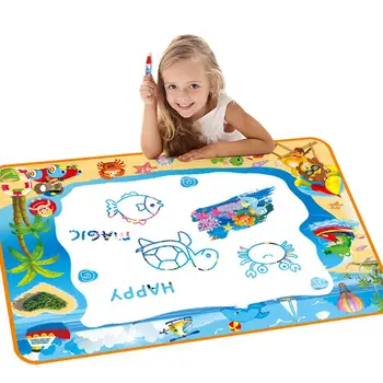 

Kuulee 100*70CM Kids Colorful Magic Water Writing Graffiti Painting Canvas