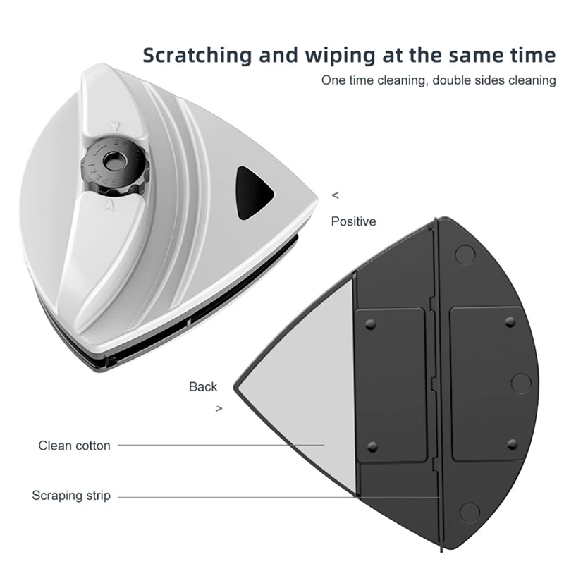 Двухсторонний магнитный очиститель для окон, магниты, инструменты для очистки поверхности, домашний очиститель для окон, сильный регулируемый