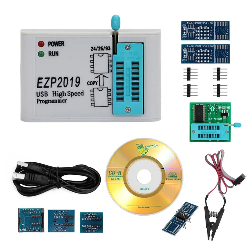 Type 3 EZP2019 SPI Flash программатор Высокое Скорость USB SPI программатор Поддержка для 32 м флэш 24 25 93 EEPROM 25 флэш-память, BIOS Win7 Win8 - Цвет: Type 3
