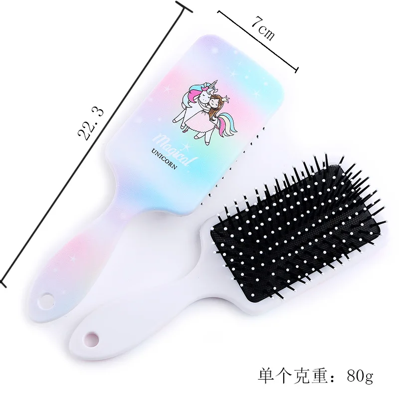 1PCS-Children-Cartoon-Unicorn-Animal-Anti-static-Hair-Brush-Massage-Comb-Shower-Wet-Detangle-Hair-Brush (5)