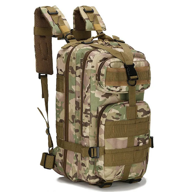 Военный тактический рюкзак многофункциональная спортивная походная сумка 3P Molle тактический Камуфляжный водонепроницаемый рюкзак для улицы - Цвет: CP