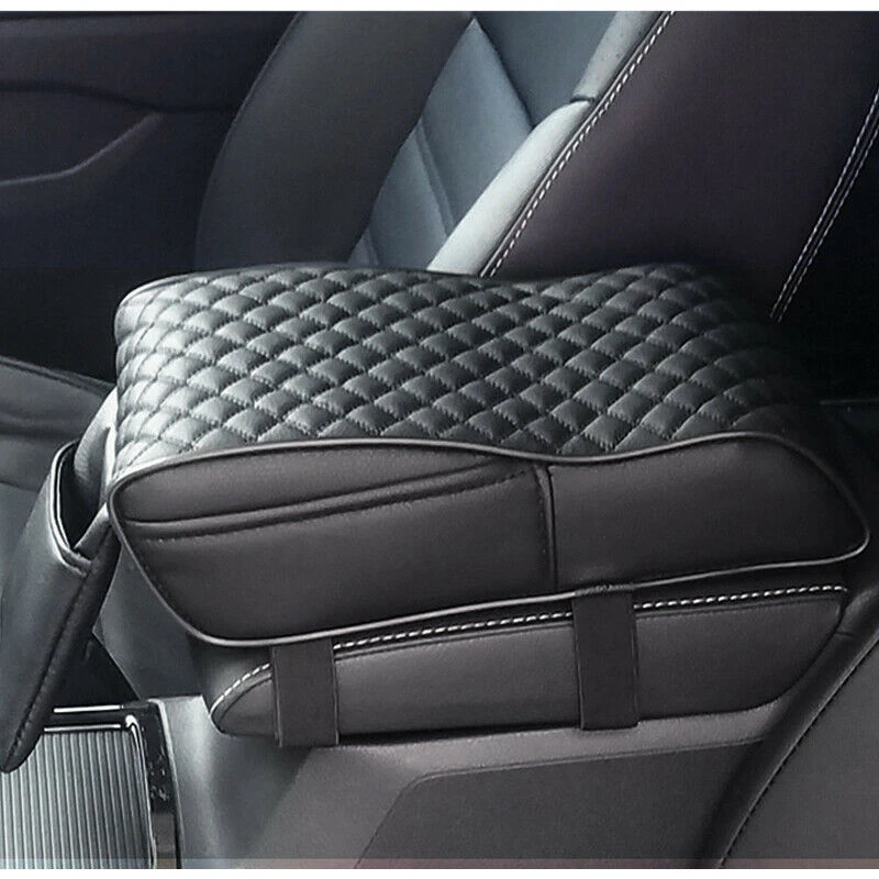 

Universal Car Armrest Box Mats Memory Foam Vehicle Arm Rest Box Pads Leather Center Console Covers Styling Interior Accessories