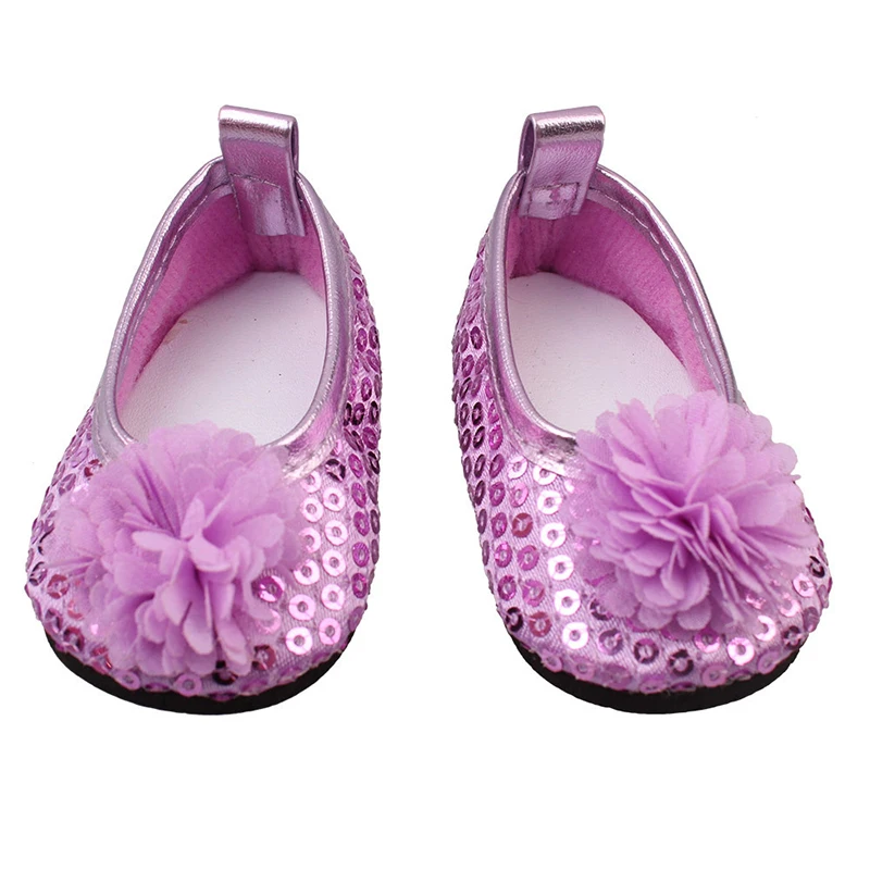 7 см кукла обувь с цветком ручной работы Швейные Красивая обувь сапоги для женщин на 43 см для ухода за ребенком для мам, новинка для малышей и 18 дюймов американские куклы игрушка