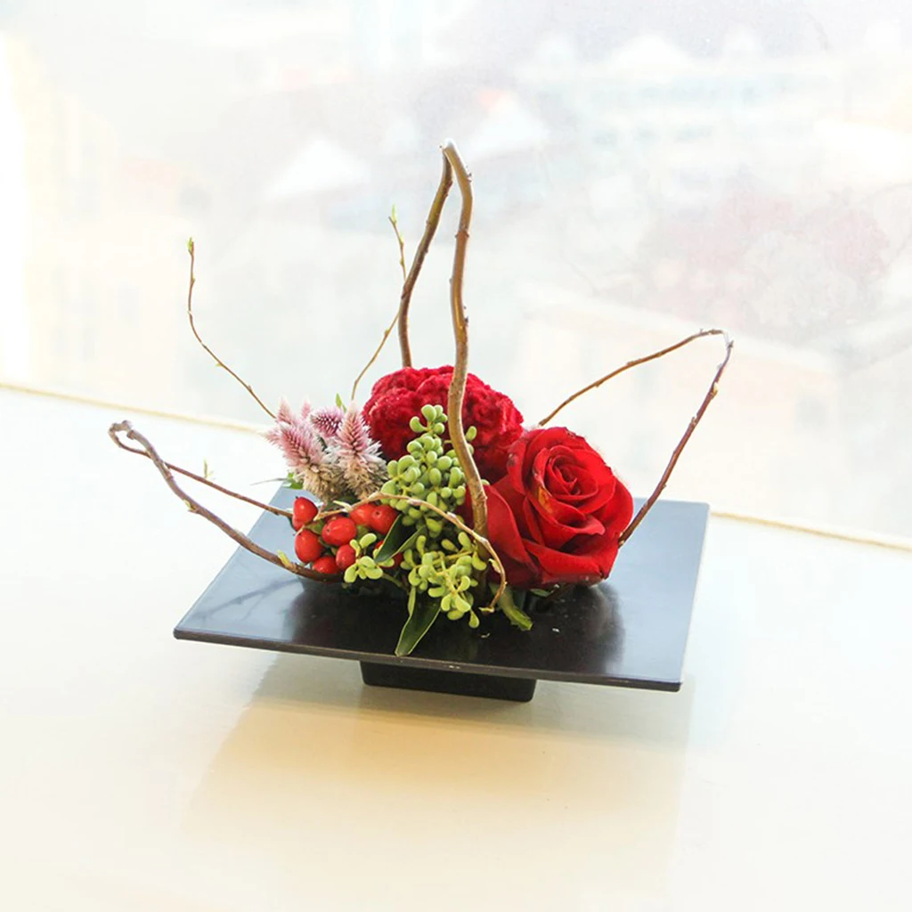 Ikebana Tray Vase Container Flower Arranging Base Holder~Various Shape Bonsai Flower Container Ikebana Pot Tray Vase