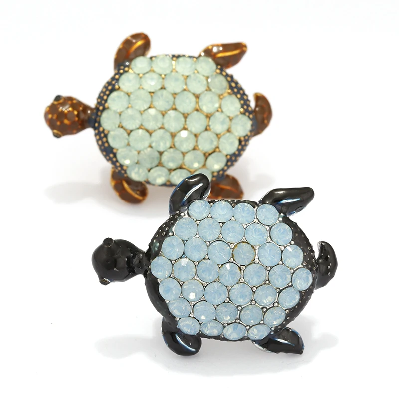 H350256X奥宝石海龟胸针蓝色 (12)
