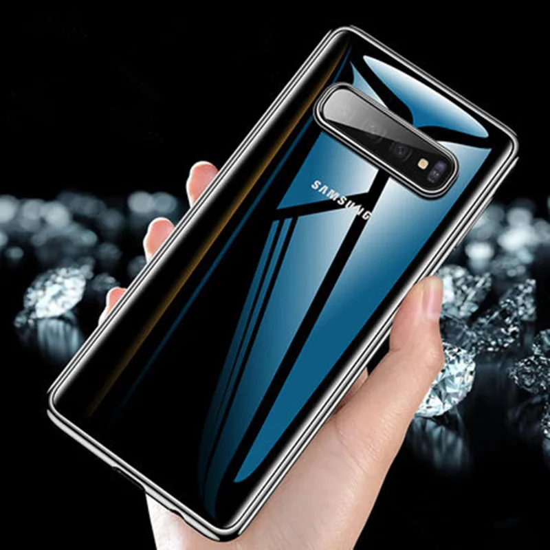 Прозрачный силиконовый мягкий ТПУ чехол для Samsung Galaxy S10e S10 S9 S8 Plus Capinhas A30 A50 A20