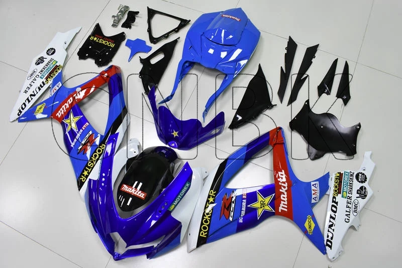 GSXR 600 2008 Обтекатели для мотоциклов GSXR600 2009 GSX R 750 - 2010 K8 комплекты обтекателей |