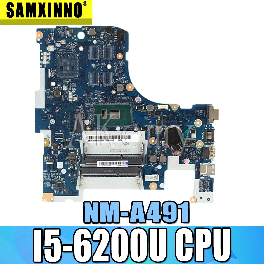 SAMXINNO для For Lenovo 300-17Isk материнская плата ноутбука с i5-6200U CPU NM-A491 100% полностью