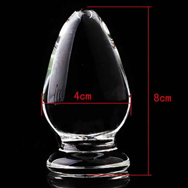 h01603 Clear Anal Plug-glass (10)