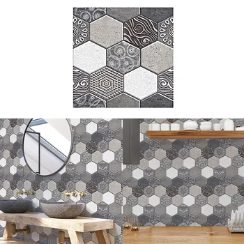 

Waterproof Pvc Subway Kitchen Backsplash Tile Peel And Stick Self Adhesive Wallpaper Diy Bathroom Vinyl Wall Stickers Home Decor