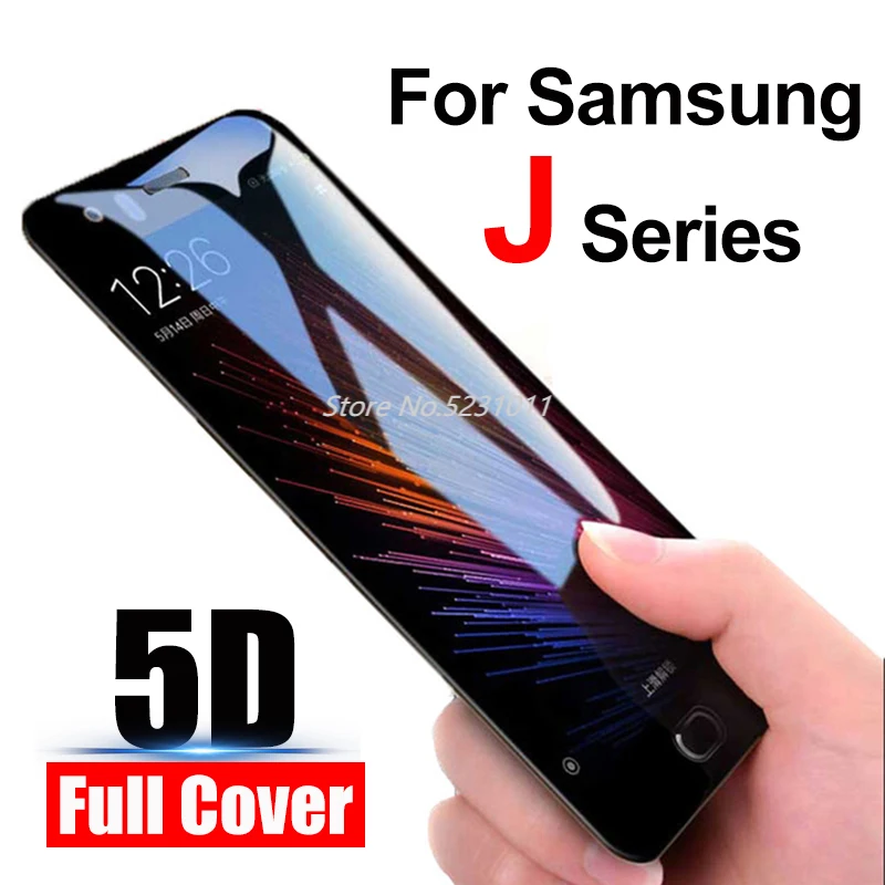 5D Protective Glass for Samsung J7 2017 J3 J5 Phone Prime Screen Protector J 7 3 5 6 J6 2018 Tempered Glas Film Protection | Мобильные