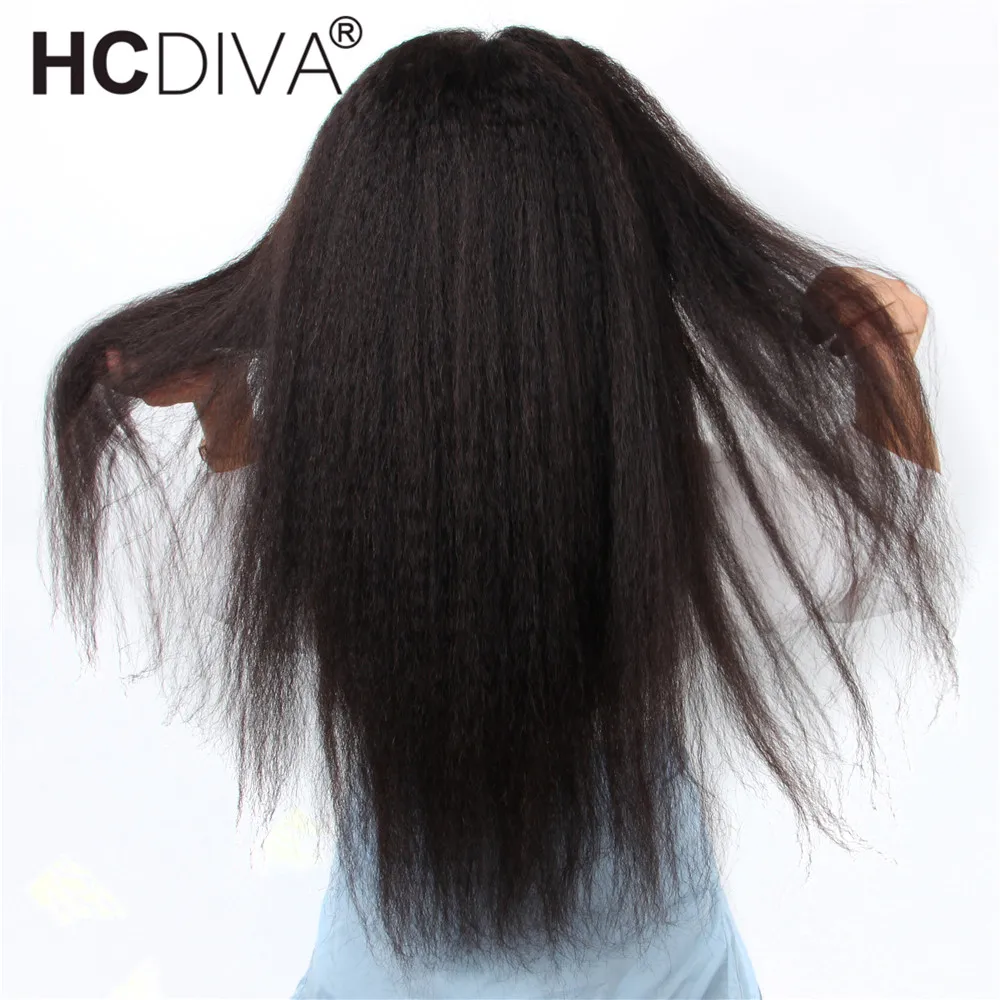 Кудрявый прямой парик фронта шнурка человеческих волос парики 13*6 кружева al с