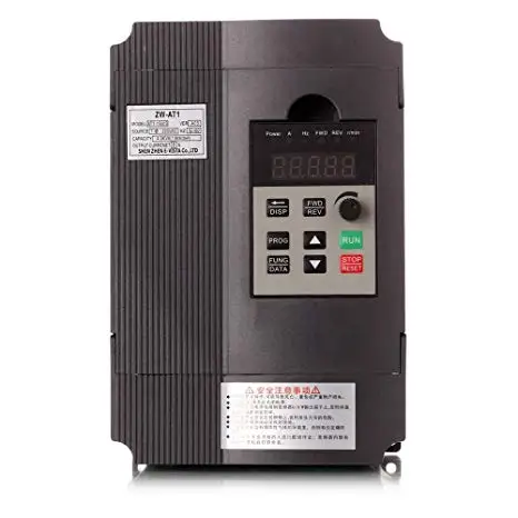 VFD 2.2KW инвертор ЧПУ шпиндель управления скоростью двигателя 220 В 220 кВт/4 кВт в 1P вход 3P выход инвертор частоты для двигателя - Цвет: 2.2KW 220V(black)