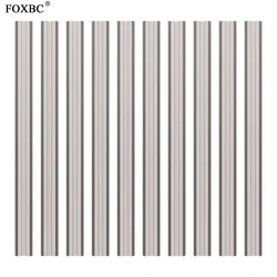 FOXBC – lames de raboteuse pour Makita D 07945, 82mm, accessoires pour outils électriques à bois, 3 1/4 ", 10 pièces, 0088381181600 