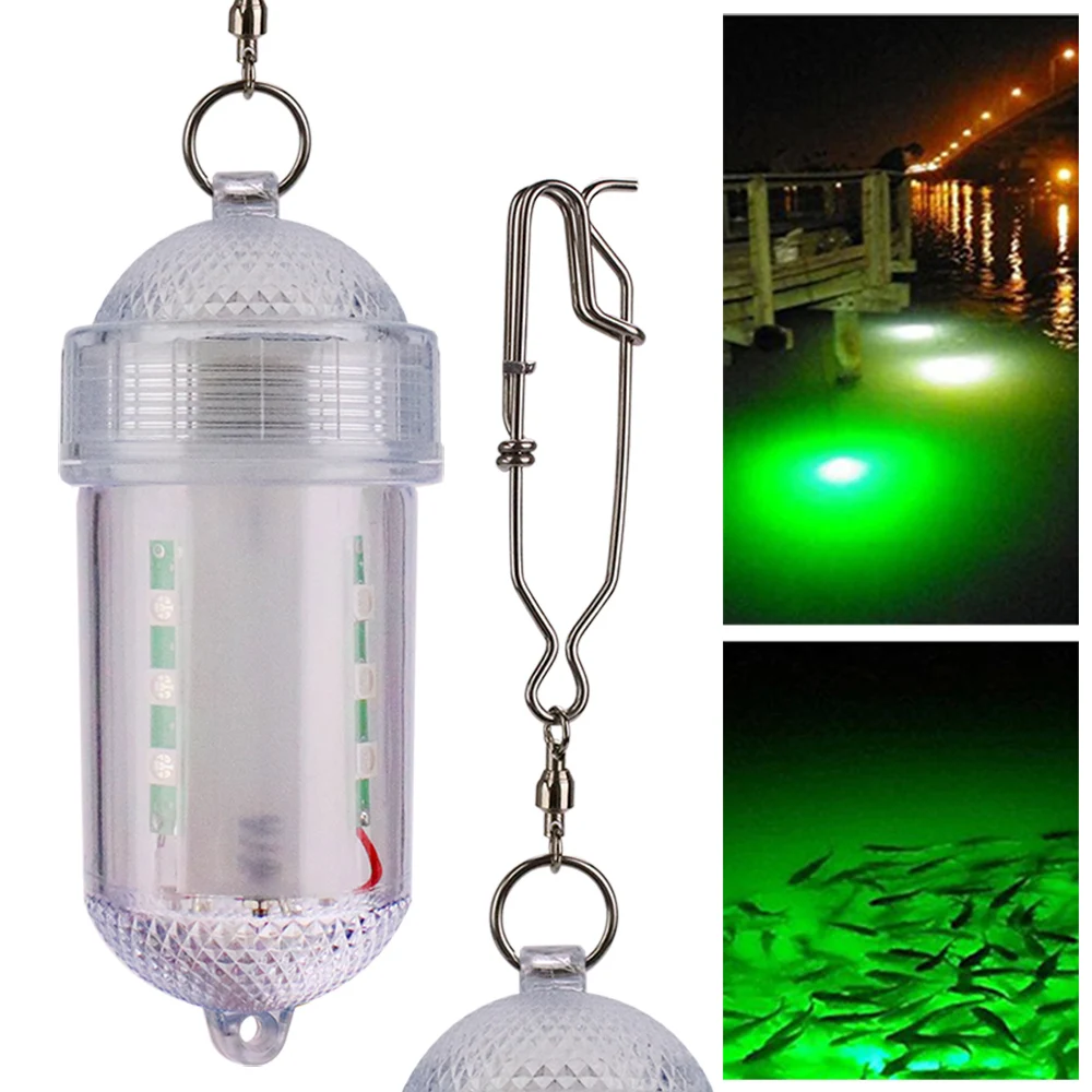 Waterproof Underwater Fishing LED Lure Light Night Fish Attracting