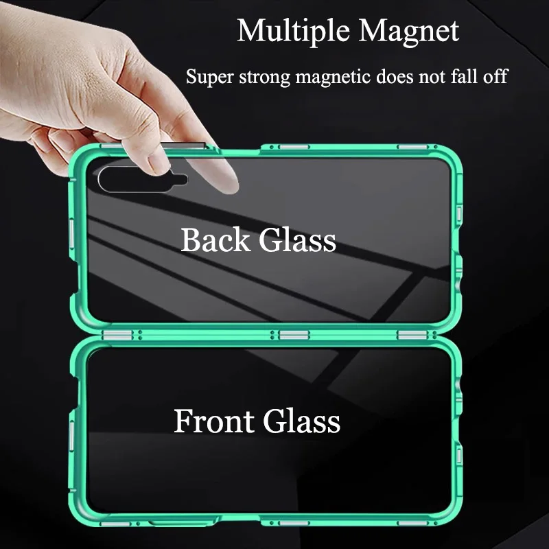 

Magnetic Metal Case For Xiaomi CC9 Pro 9T 9SE 8SE CC9E Phone Cover For Mi 8 9 Mix 2S Max 3 Mix 3 All-inclusive protection Cover