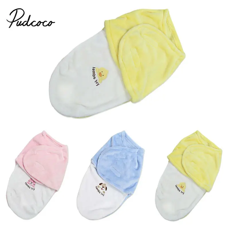 

2020 Brand New Newborn Kids Baby Warm Cotton Swaddling Blanket Sleeping Bags Swaddles Warp Cotton Warm Cartoon Sleeping Bags