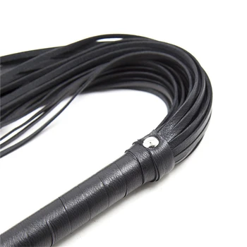 Erotic Slave Leather Spank Whip Fetish Flogger SM Torture Paddle Whip BDSM Bondage Whip Sex Toys for Couples Flirt Spanking Game 3
